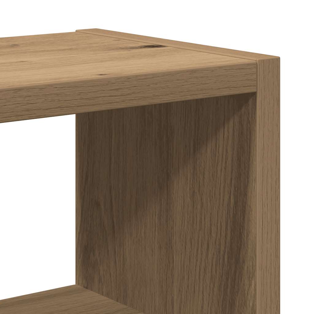 Scaffale a Parete Rovere Artigianale 45x16x45 cm in Truciolato | homemem39