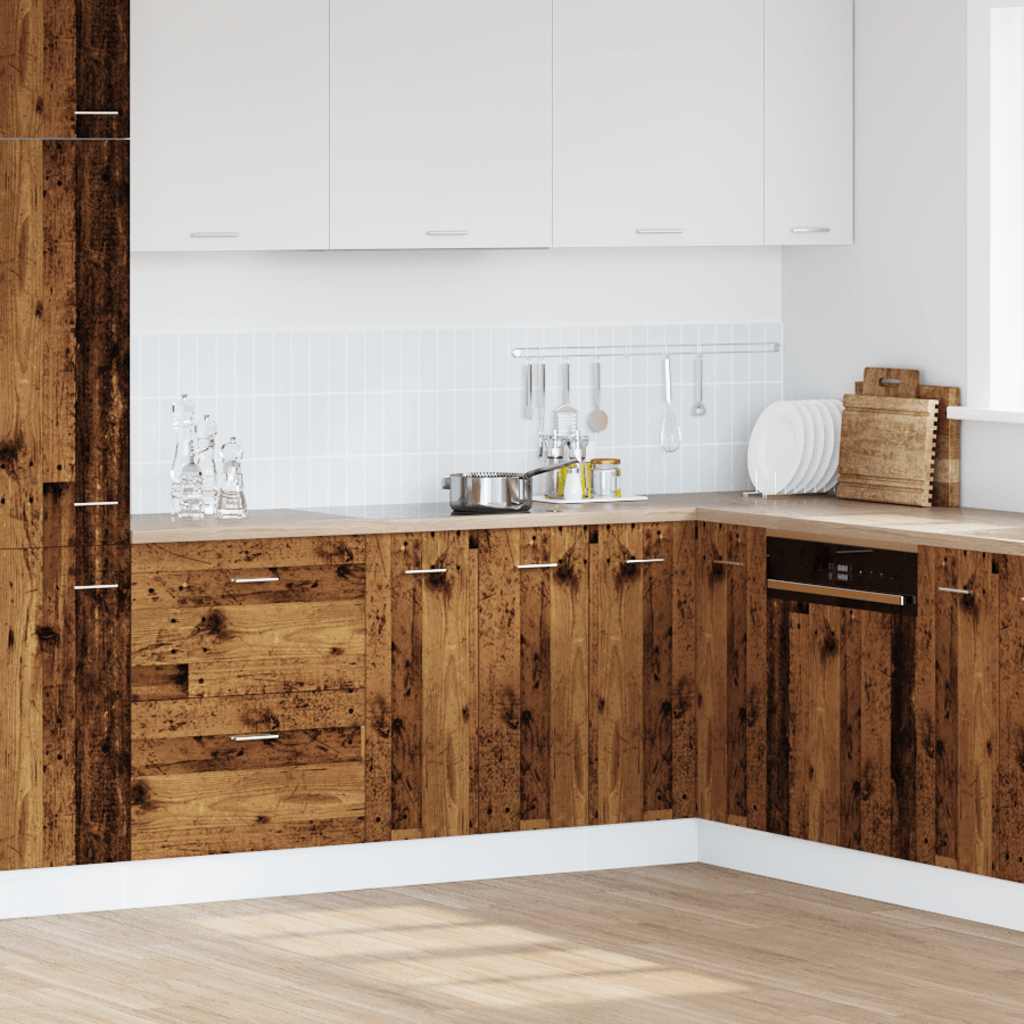 Armadio Inferiore “Lyon” Legno Antico
