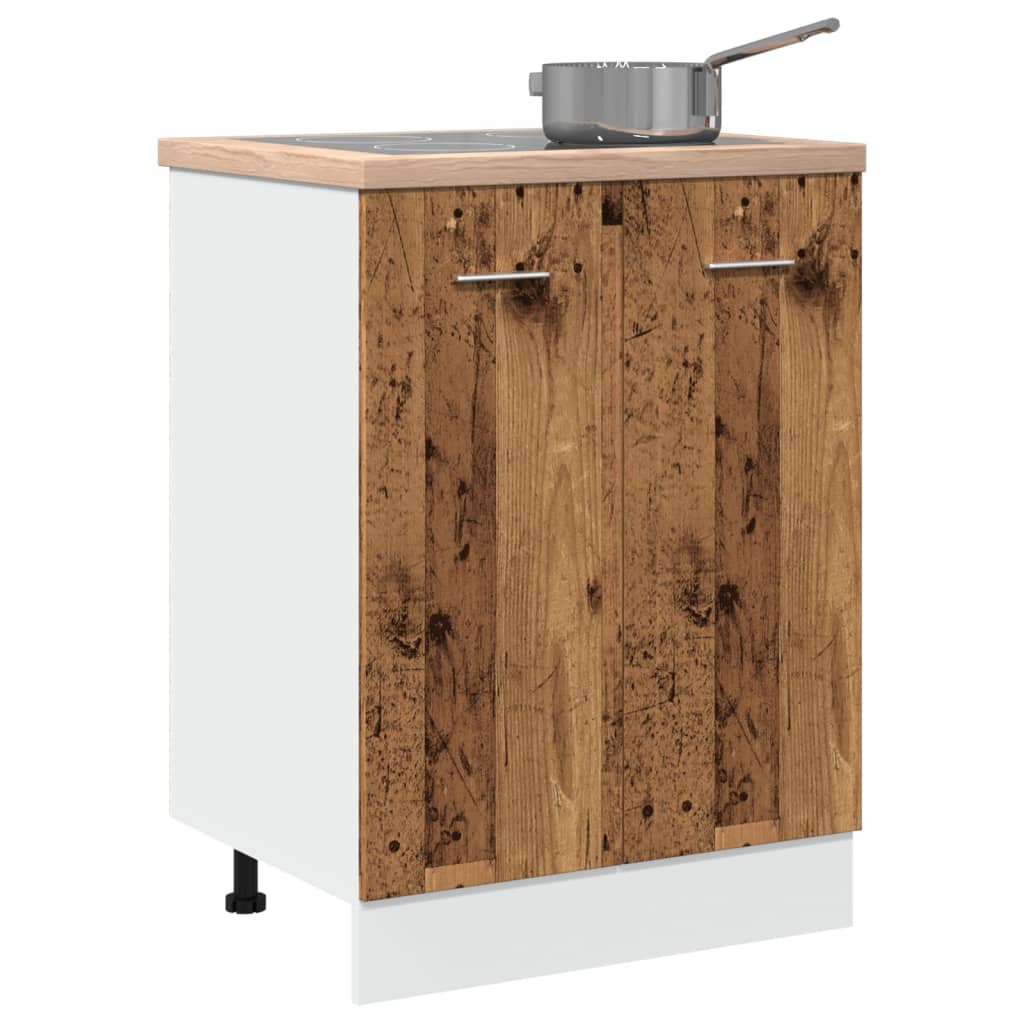 Armadio Inferiore “Lyon” Legno Antico 60x46x81,5 cm - homemem39