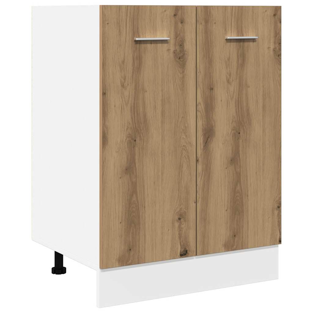 Armadio Inferiore “Lyon” Rovere Artigianale 60x46x81,5 cm | homemem39