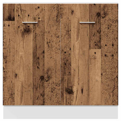 Mobile Sottolavello “Lyon” Legno Antico 80x46x81,5cm - homemem39