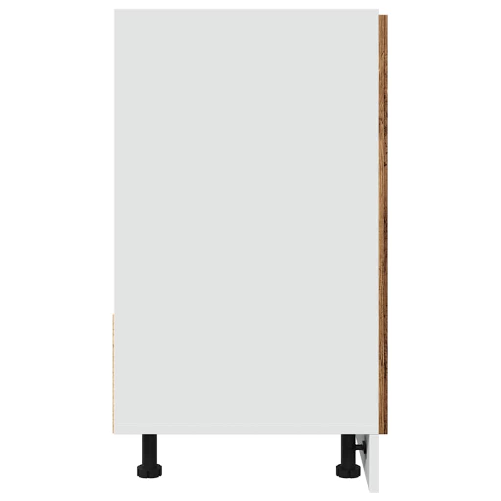 Mobile Sottolavello “Lyon” Legno Antico 80x46x81,5cm - homemem39