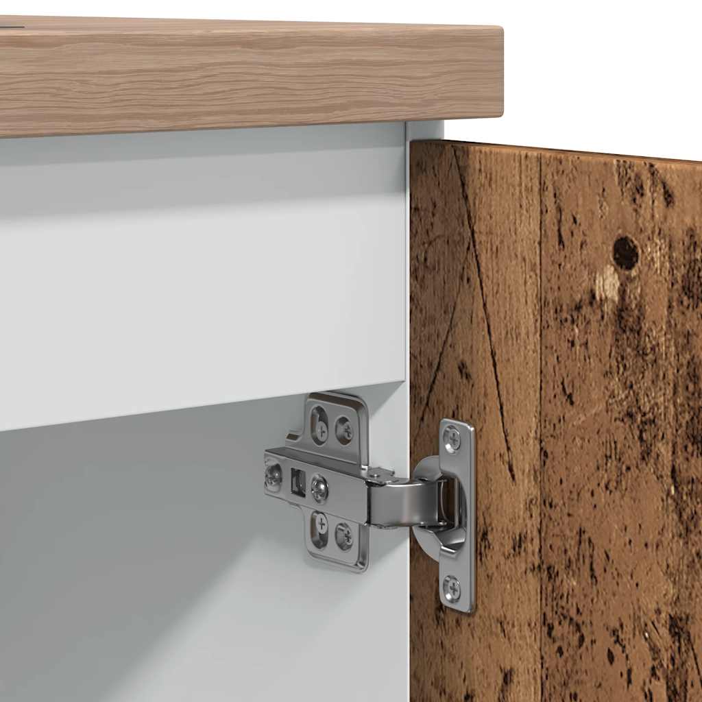 Mobile Sottolavello “Lyon” Legno Antico 80x46x81,5cm - homemem39