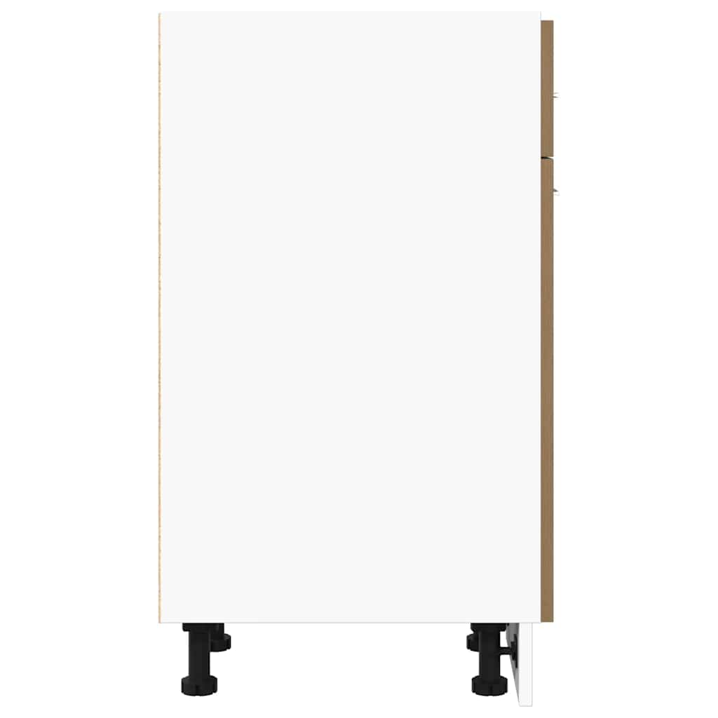 Cassettiera “Lyon” Rovere Artigianale 30x46x81,5 cm | homemem39