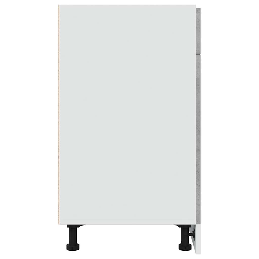 Armadio Inferiore Cassetto “Lyon” Grigio Cemento 40x46x81,5