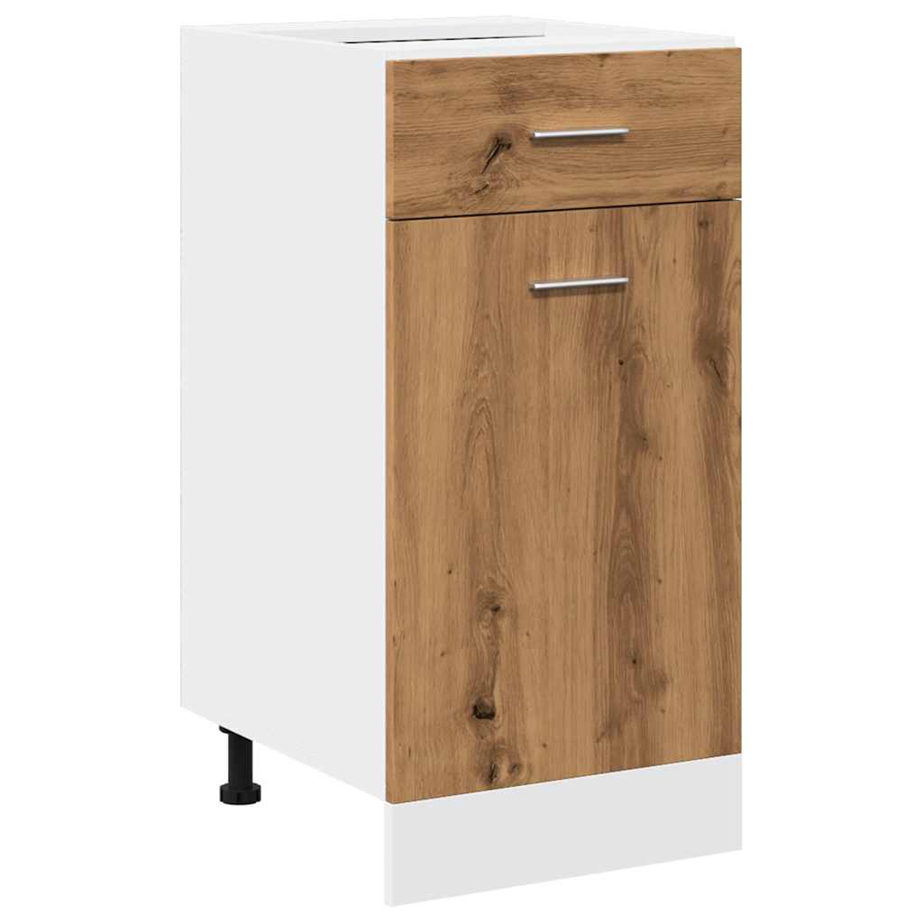 Cassettiera “Lyon” Rovere Artigianale 40x46x81,5 cm - homemem39