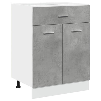 Armadio Inferiore Cassetto “Lyon” Grigio Cemento 60x46x81,5 - homemem39