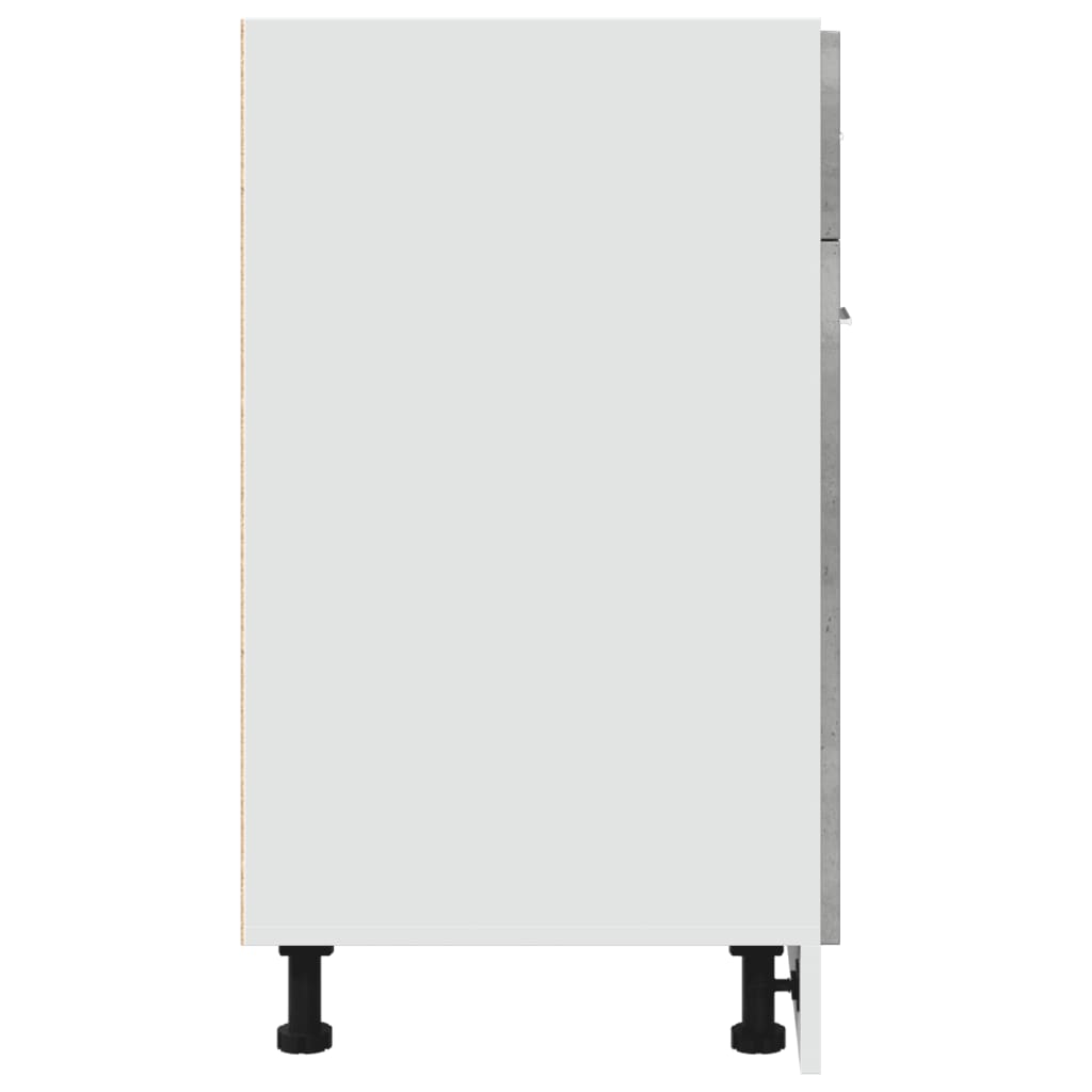 Armadio Inferiore Cassetto “Lyon” Grigio Cemento 60x46x81,5 - homemem39