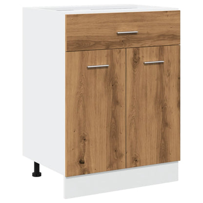 Cassettiera “Lyon” Rovere Artigianale 60x46x81,5 cm - homemem39