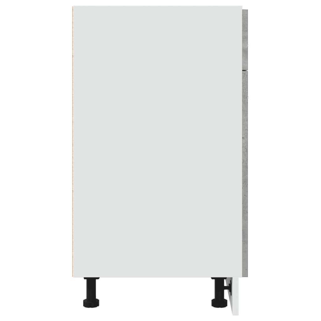 Armadio Inferiore Cassetto “Lyon” Grigio Cemento 80x46x81,5 - homemem39