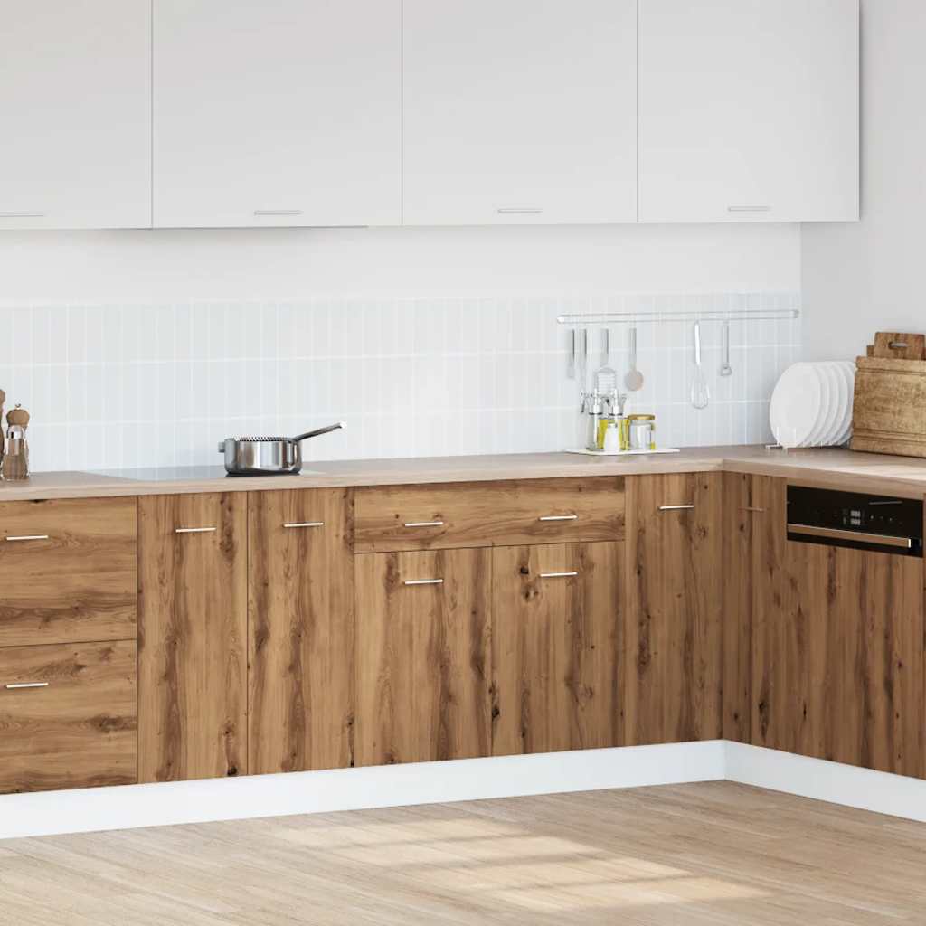 Cassettiera “Lyon” Rovere Artigianale 80x46x81,5 cm - homemem39