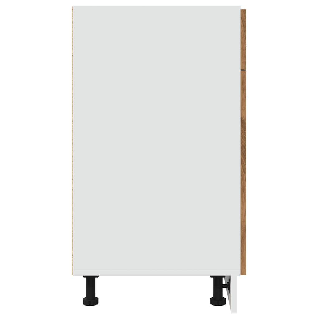 Cassettiera “Lyon” Rovere Artigianale 80x46x81,5 cm - homemem39
