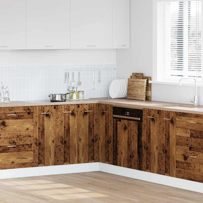 Armadietto Cucina “Lyon” Legno Antico 75,5x75,5x81,5 cm - homemem39