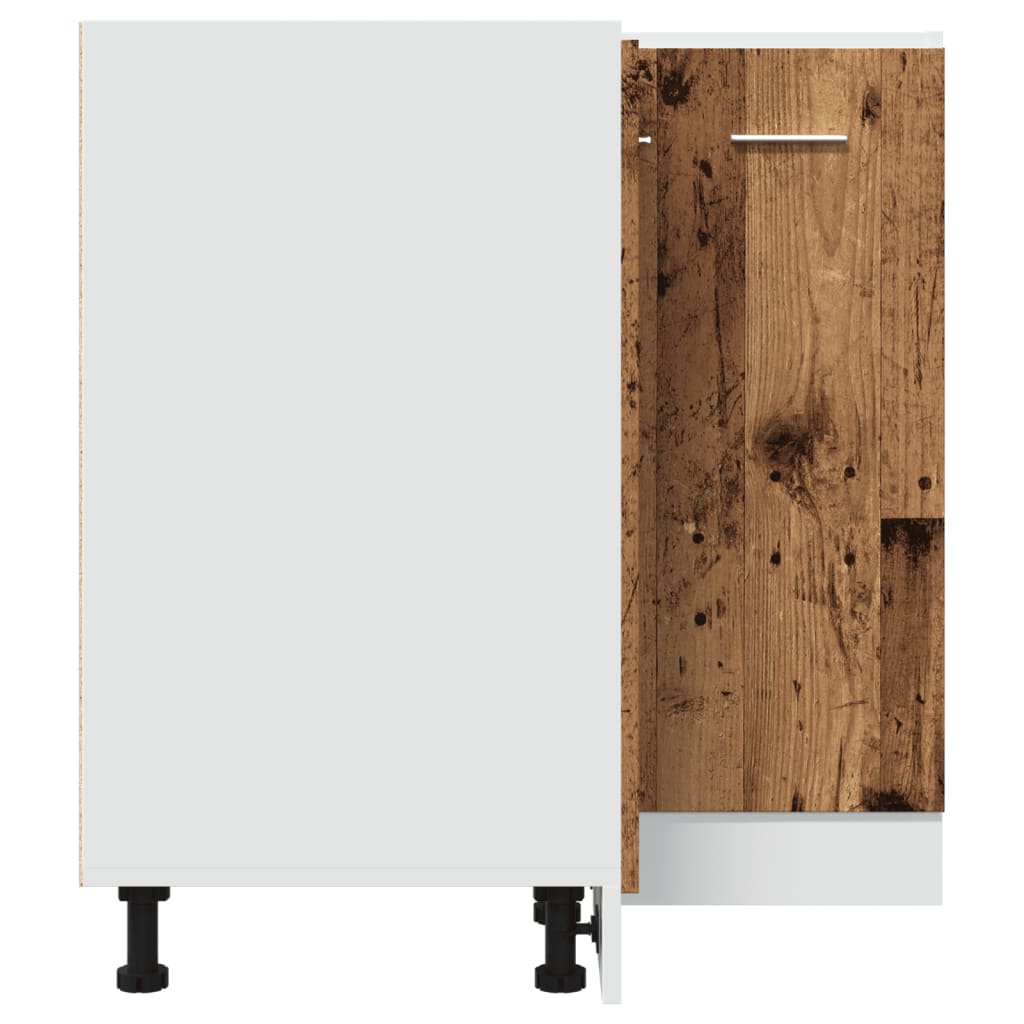 Armadietto Cucina “Lyon” Legno Antico 75,5x75,5x81,5 cm - homemem39