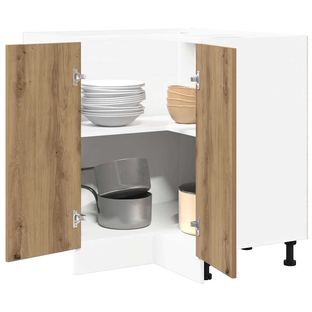 Armadietto Cucina “Lyon” Rovere Artigianale 75,5x75,5x81,5 cm | homemem39