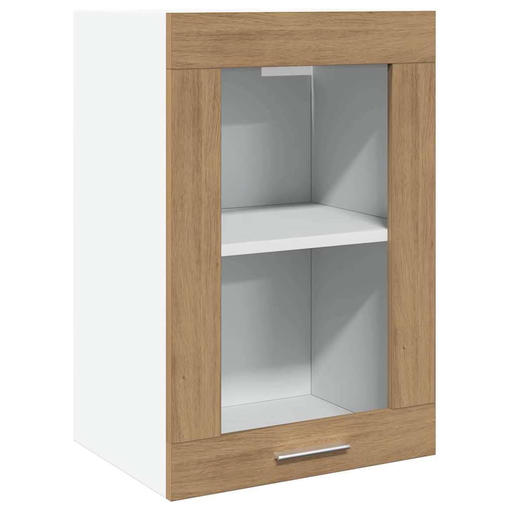 Pensile Vetro “Lyon” Rovere Artigianale 40x31x60 cm | homemem39