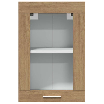Pensile Vetro “Lyon” Rovere Artigianale 40x31x60 cm - homemem39