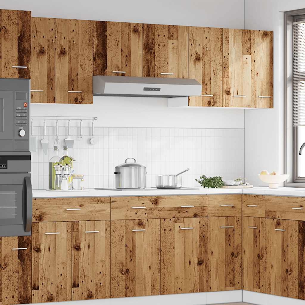 Mobile Pensile “Lyon” Legno Antico 30x31x60 cm - homemem39