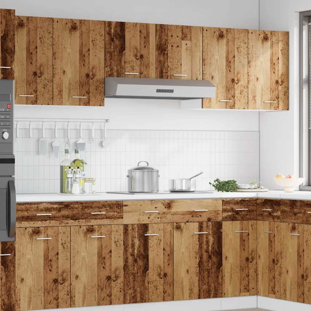 Mobile Pensile “Lyon” Legno Antico 40x31x60 cm - homemem39