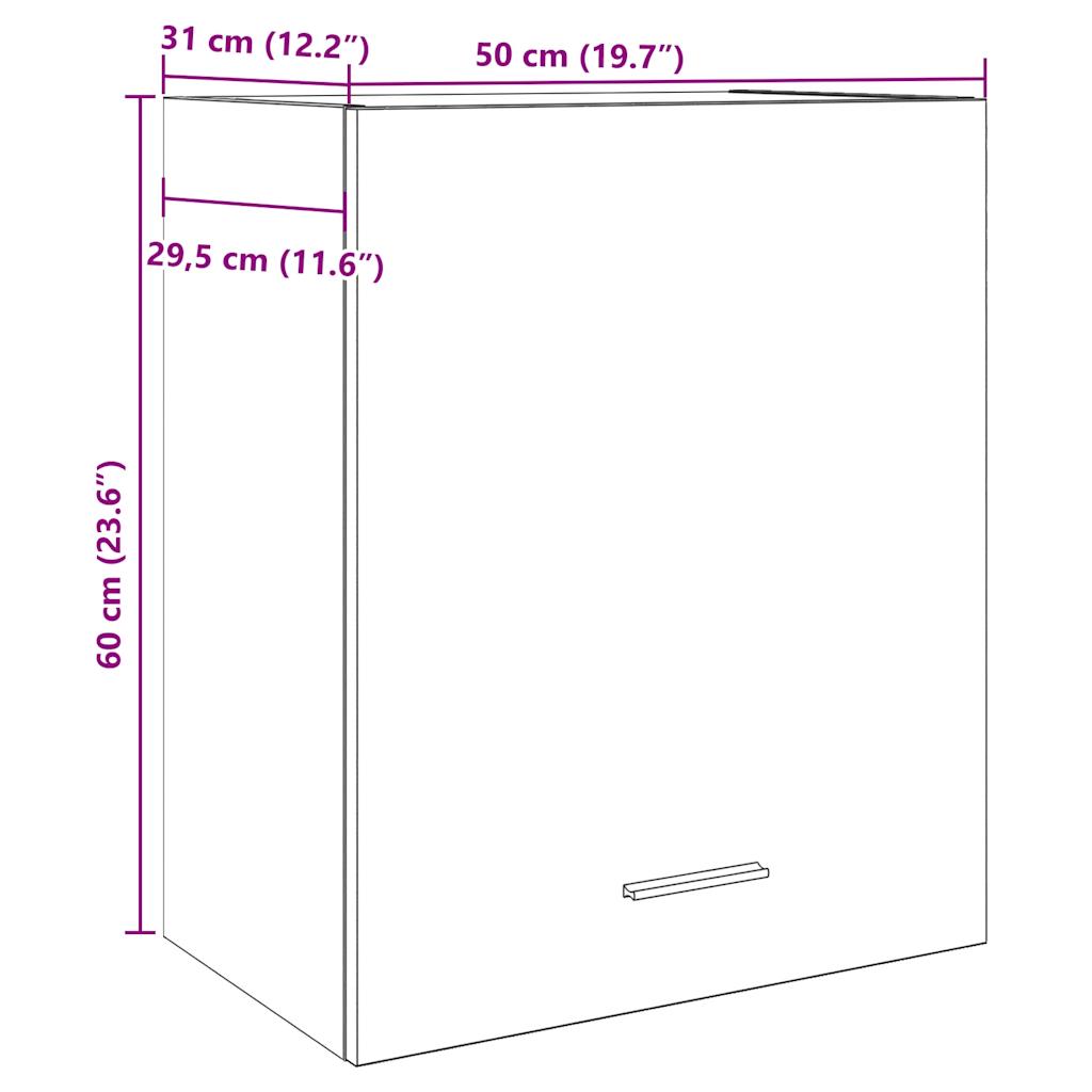 Mobile Pensile “Lyon” Legno Antico 50x31x60 cm - homemem39