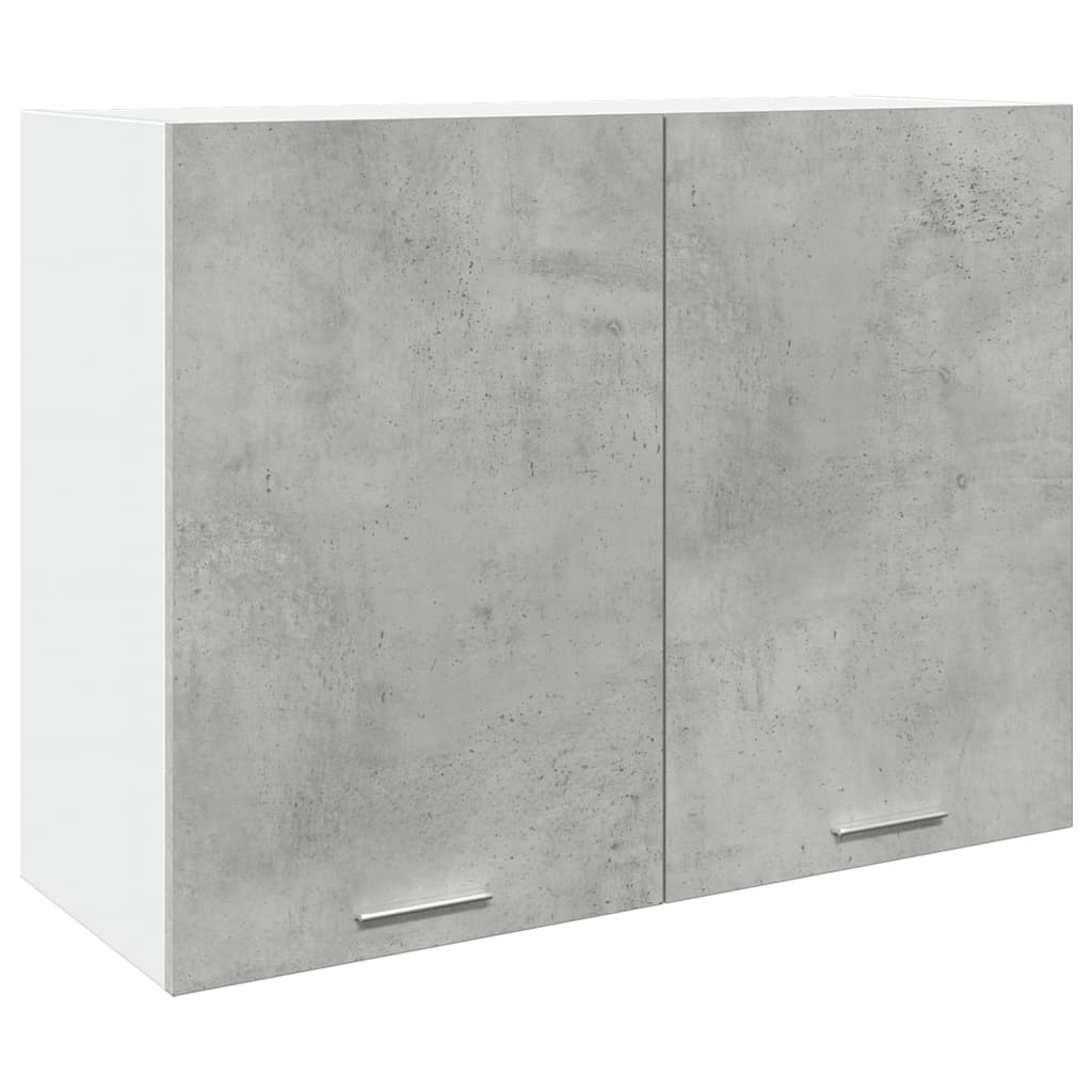 Mobile Pensile “Lyon” Grigio Cemento 80x31x60 cm - homemem39