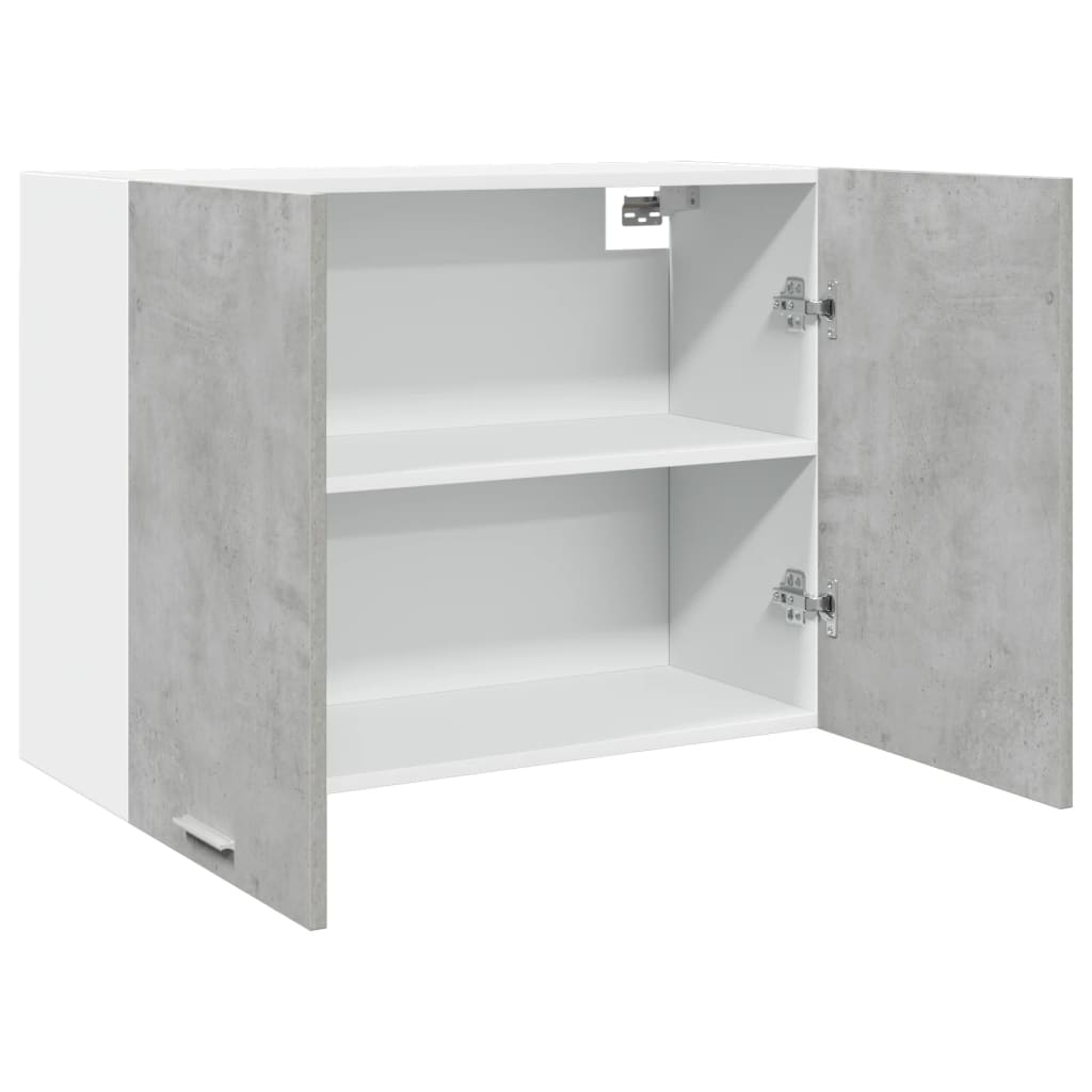 Mobile Pensile “Lyon” Grigio Cemento 80x31x60 cm - homemem39