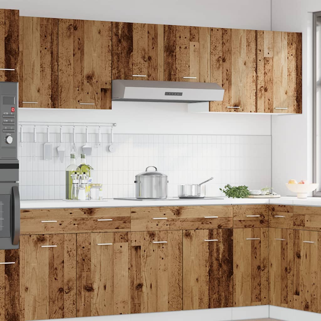 Mobile Pensile “Lyon” Legno Antico 80x31x60 cm - homemem39