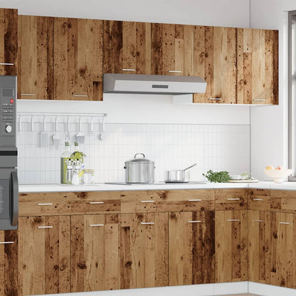 Mobile Pensile “Lyon” Legno Antico 80x31x60 cm - homemem39