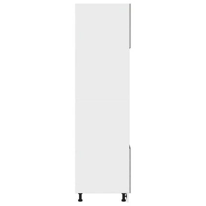 Mobile per Microonde “Lyon” Grigio Cemento 60x57x207 cm - homemem39