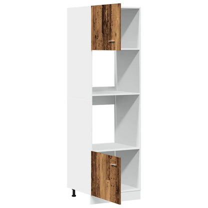 Mobile per Microonde “Lyon” Legno Antico 60x57x207 cm