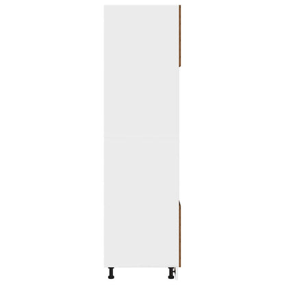 Mobile per Microonde “Lyon” Legno Antico 60x57x207 cm - homemem39