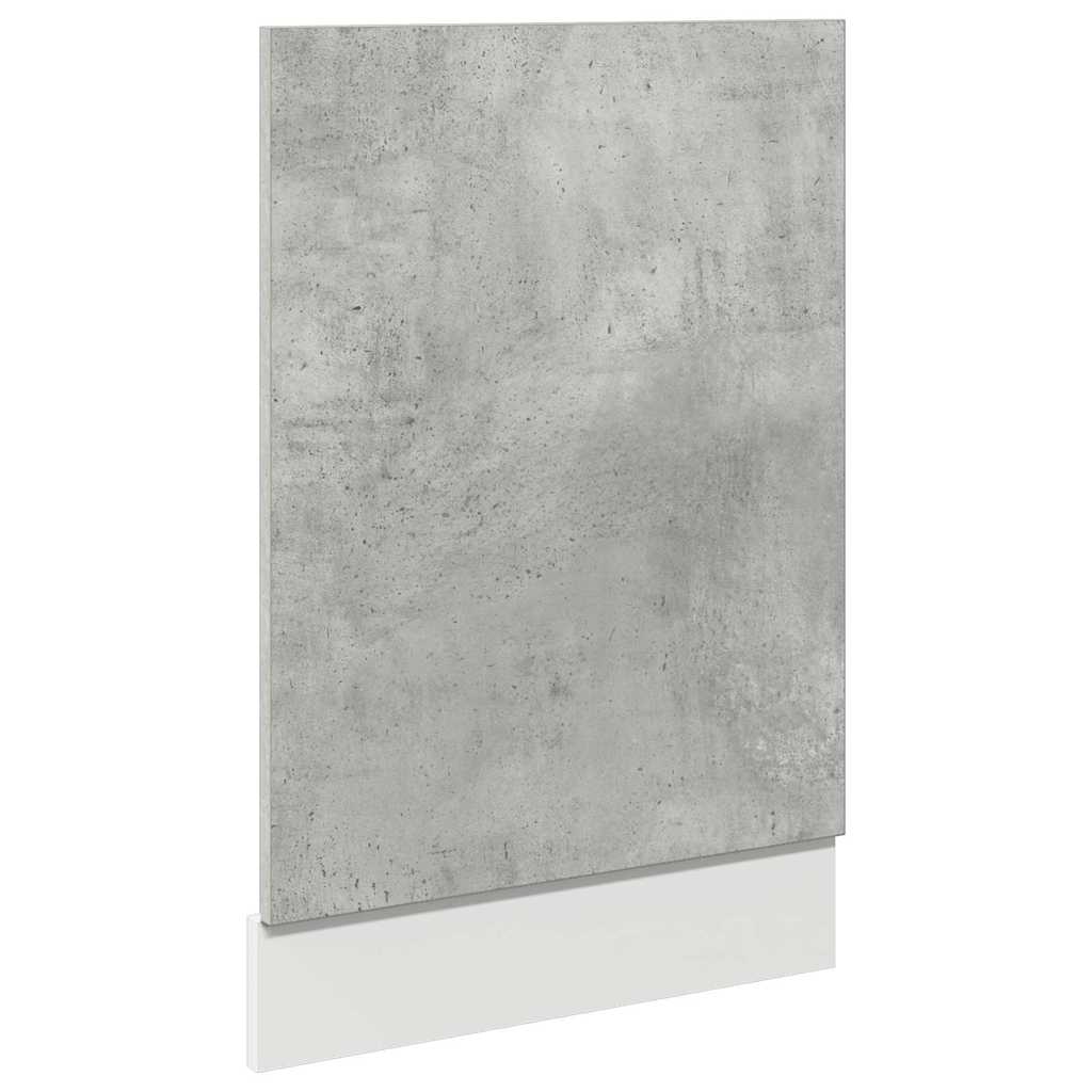 Pannello Lavastoviglie “Lyon” Grigio Cemento 45x3x67 cm | homemem39