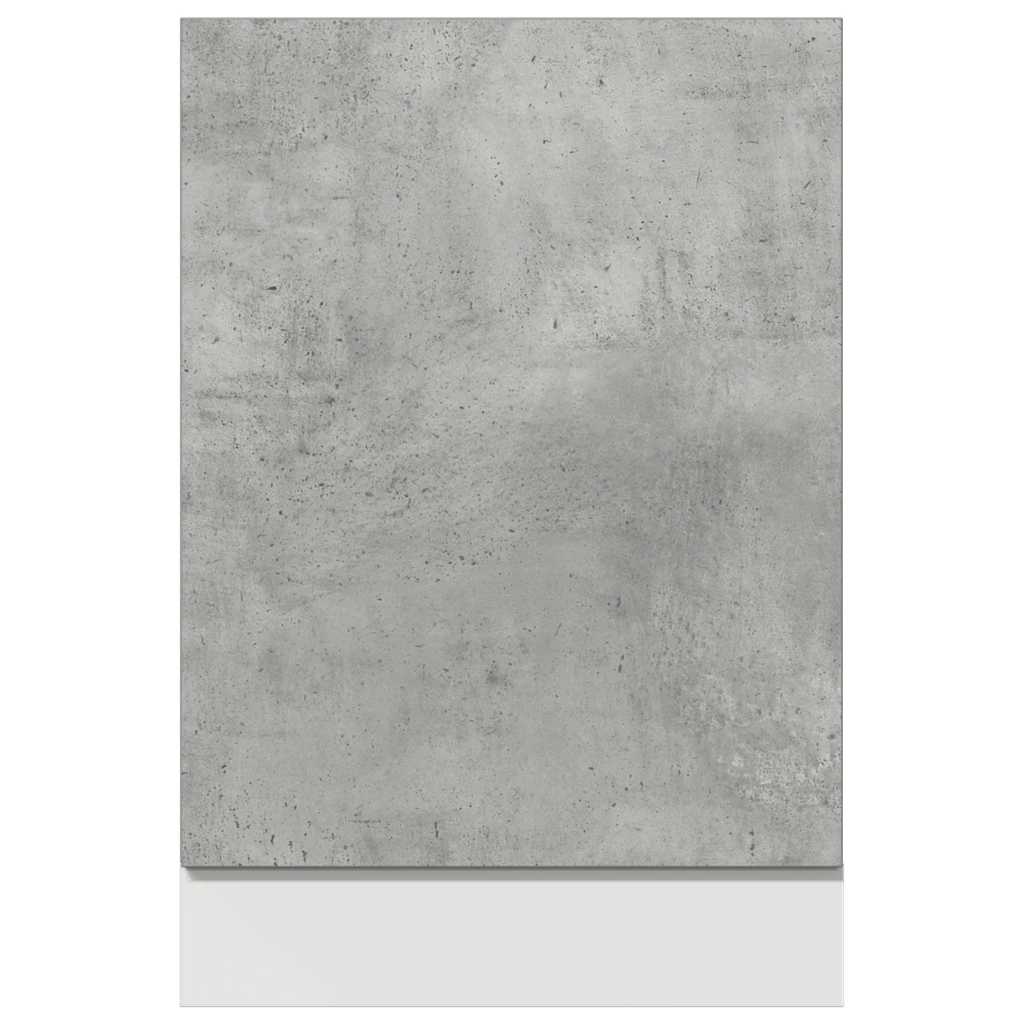 Pannello Lavastoviglie “Lyon” Grigio Cemento 45x3x67 cm - homemem39