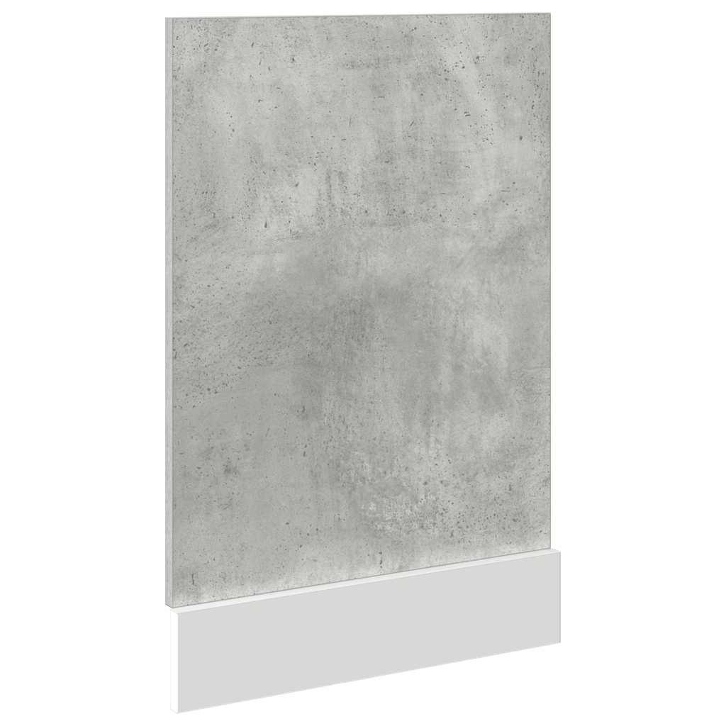 Pannello Lavastoviglie “Lyon” Grigio Cemento 45x3x67 cm | homemem39