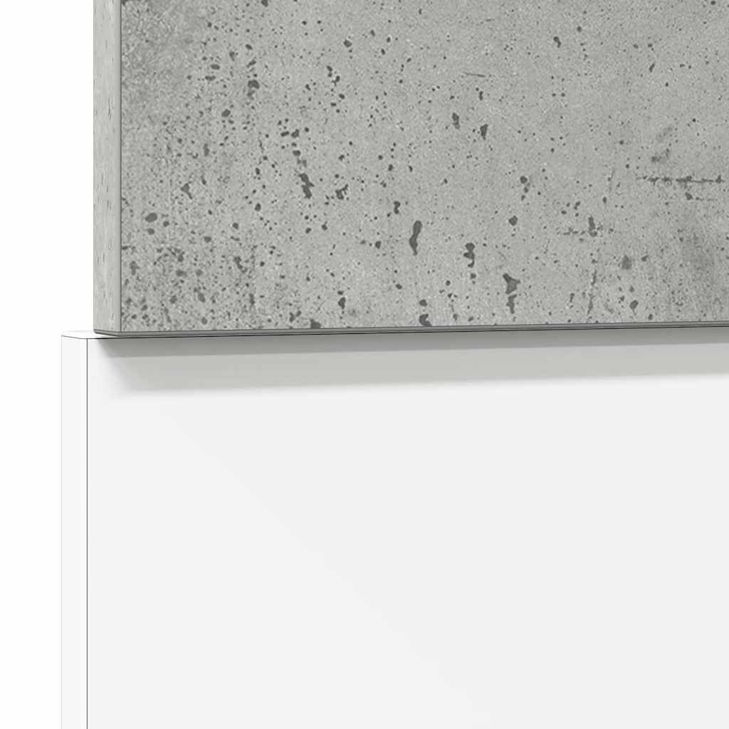Pannello Lavastoviglie “Lyon” Grigio Cemento 45x3x67 cm | homemem39