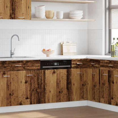 Pannello Lavastoviglie “Lyon” Legno Antico 45x3x67 cm | homemem39