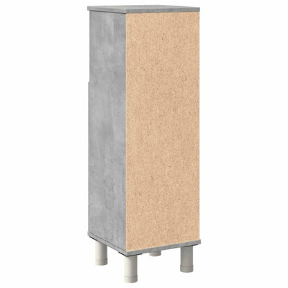 Mobile da Bagno Grigio Cemento 30x30x95 cm in Legno Multistrato | homemem39