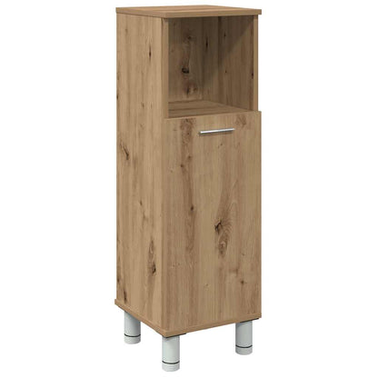 Armadietto Bagno Artigianale 30x30x95 cm in Legno Multistrato