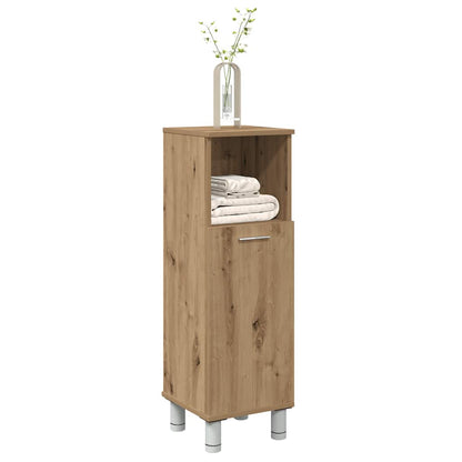 Armadietto Bagno Artigianale 30x30x95 cm in Legno Multistrato