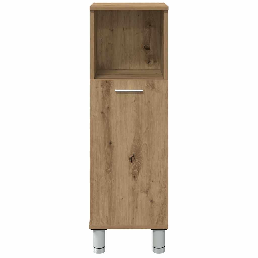 Armadietto Bagno Artigianale 30x30x95 cm in Legno Multistrato