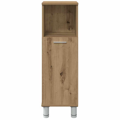 Armadietto Bagno Artigianale 30x30x95 cm in Legno Multistrato