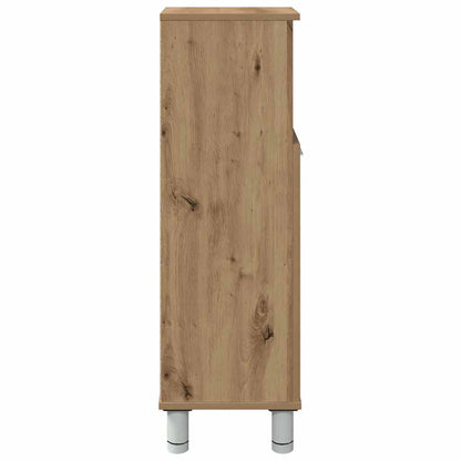 Armadietto Bagno Artigianale 30x30x95 cm in Legno Multistrato