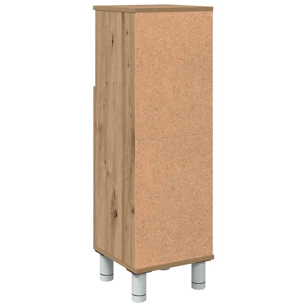 Armadietto Bagno Artigianale 30x30x95 cm in Legno Multistrato