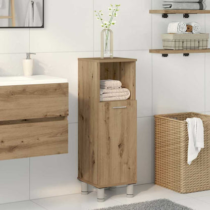 Armadietto Bagno Artigianale 30x30x95 cm in Legno Multistrato