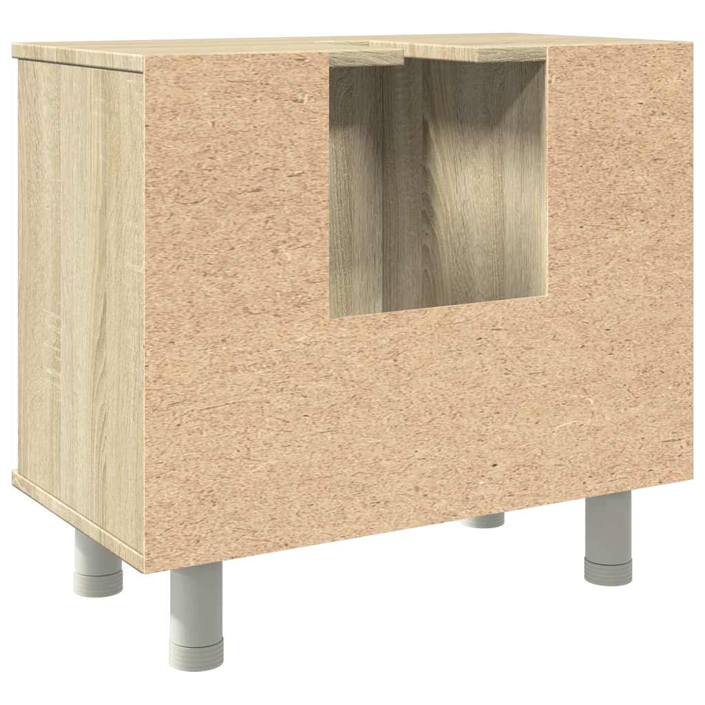 Mobile da Bagno Rovere Sonoma 60x32x53,5cm in Legno Multistrato | homemem39