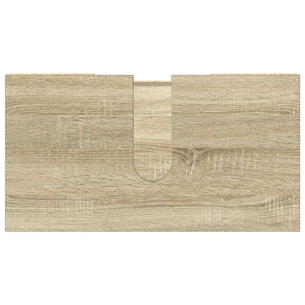Mobile da Bagno Rovere Sonoma 60x32x53,5cm in Legno Multistrato | homemem39