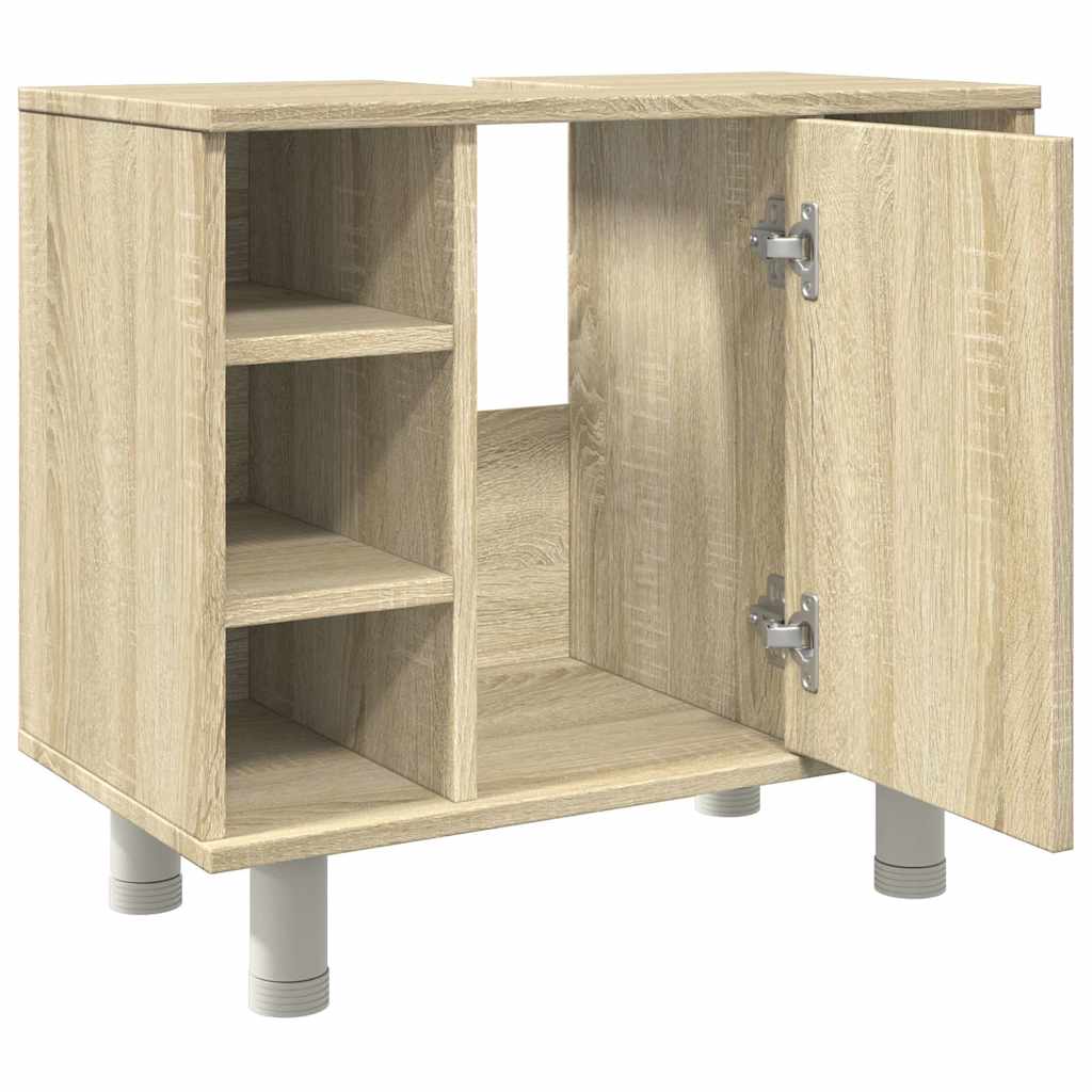 Mobile da Bagno Rovere Sonoma 60x32x53,5cm in Legno Multistrato | homemem39
