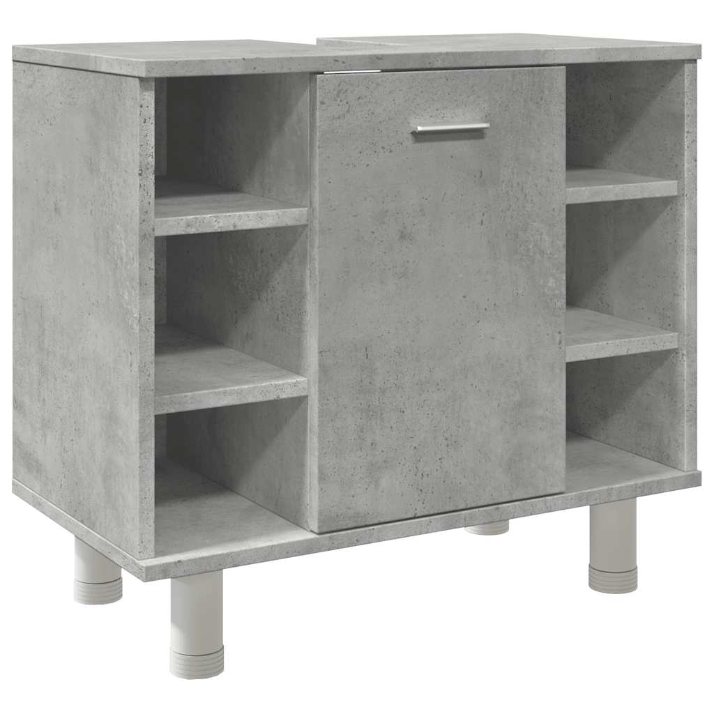Mobile da Bagno Grigio Cemento 60x32x53,5 cm Legno Multistrato | homemem39