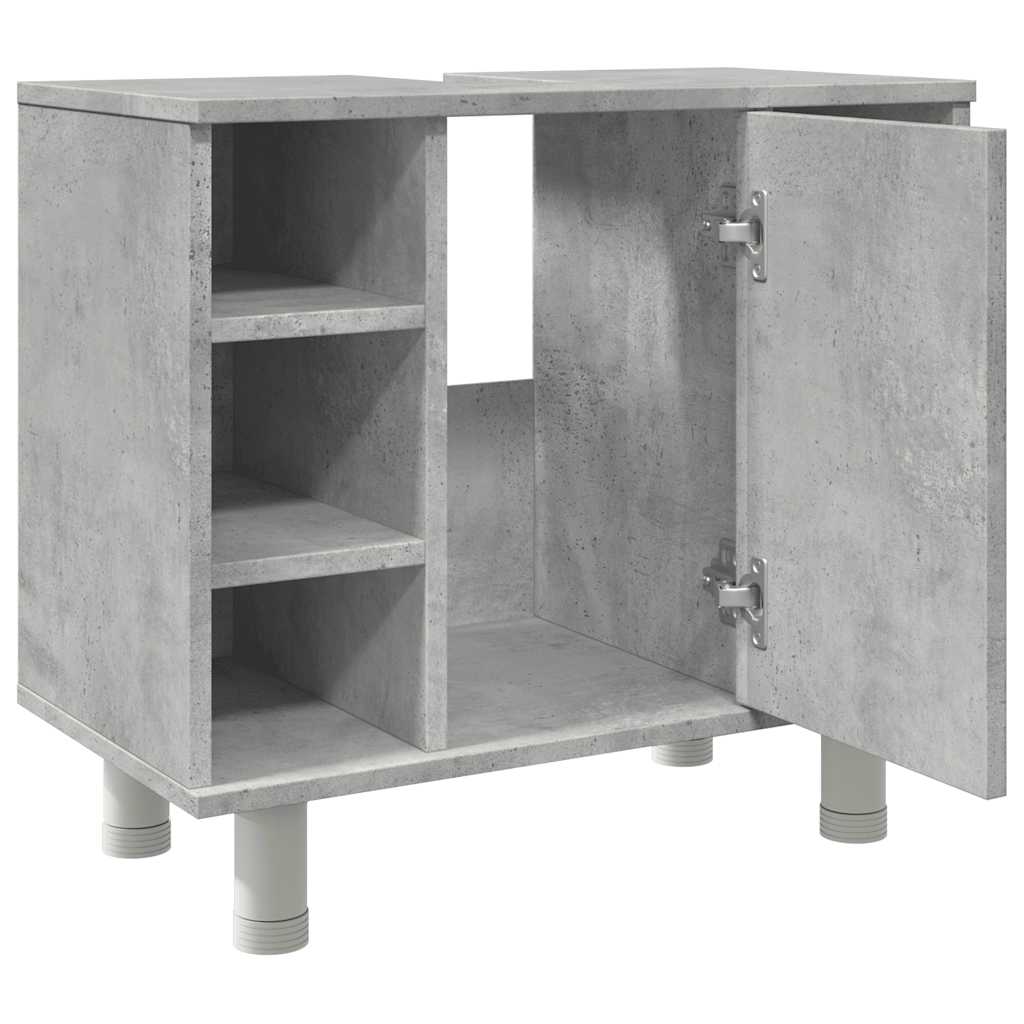 Mobile da Bagno Grigio Cemento 60x32x53,5 cm Legno Multistrato | homemem39