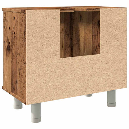 Mobile da Bagno Legno Antico 60x32x53,5 cm in Legno Multistrato | homemem39